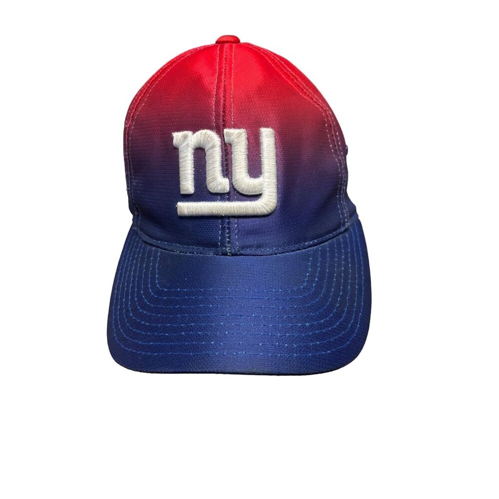 New York Giants Gradient NFL Cap Hat Vintage OSFA Blue/Red Hook & Loop